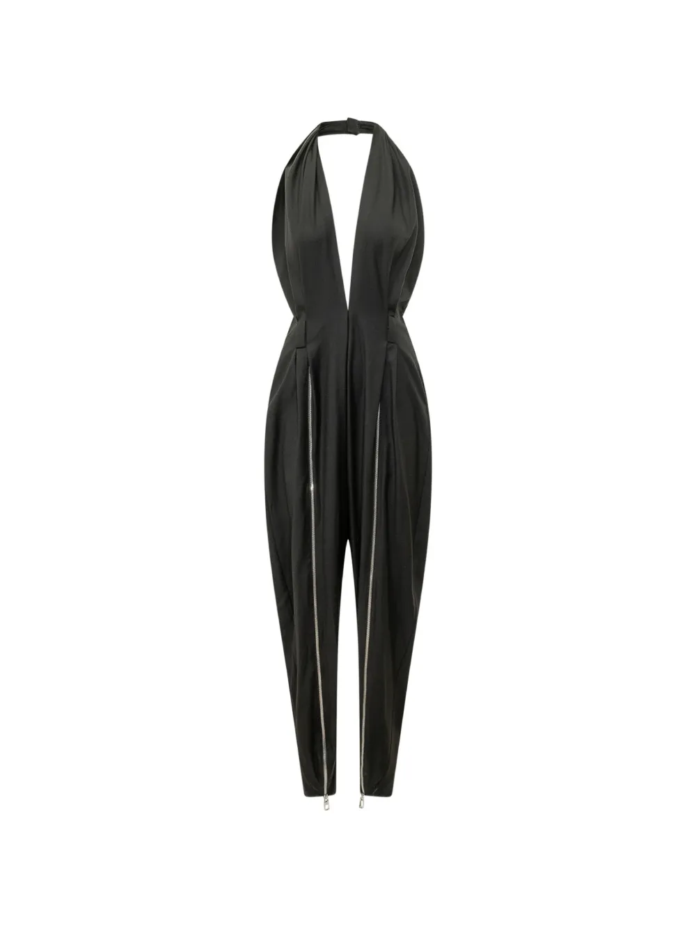Coperni double-zipped sleeveless jumpsuit - Nero