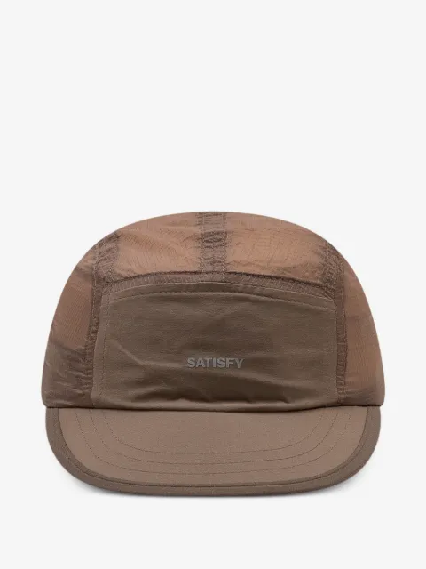 Satisfy logo-print cap hat