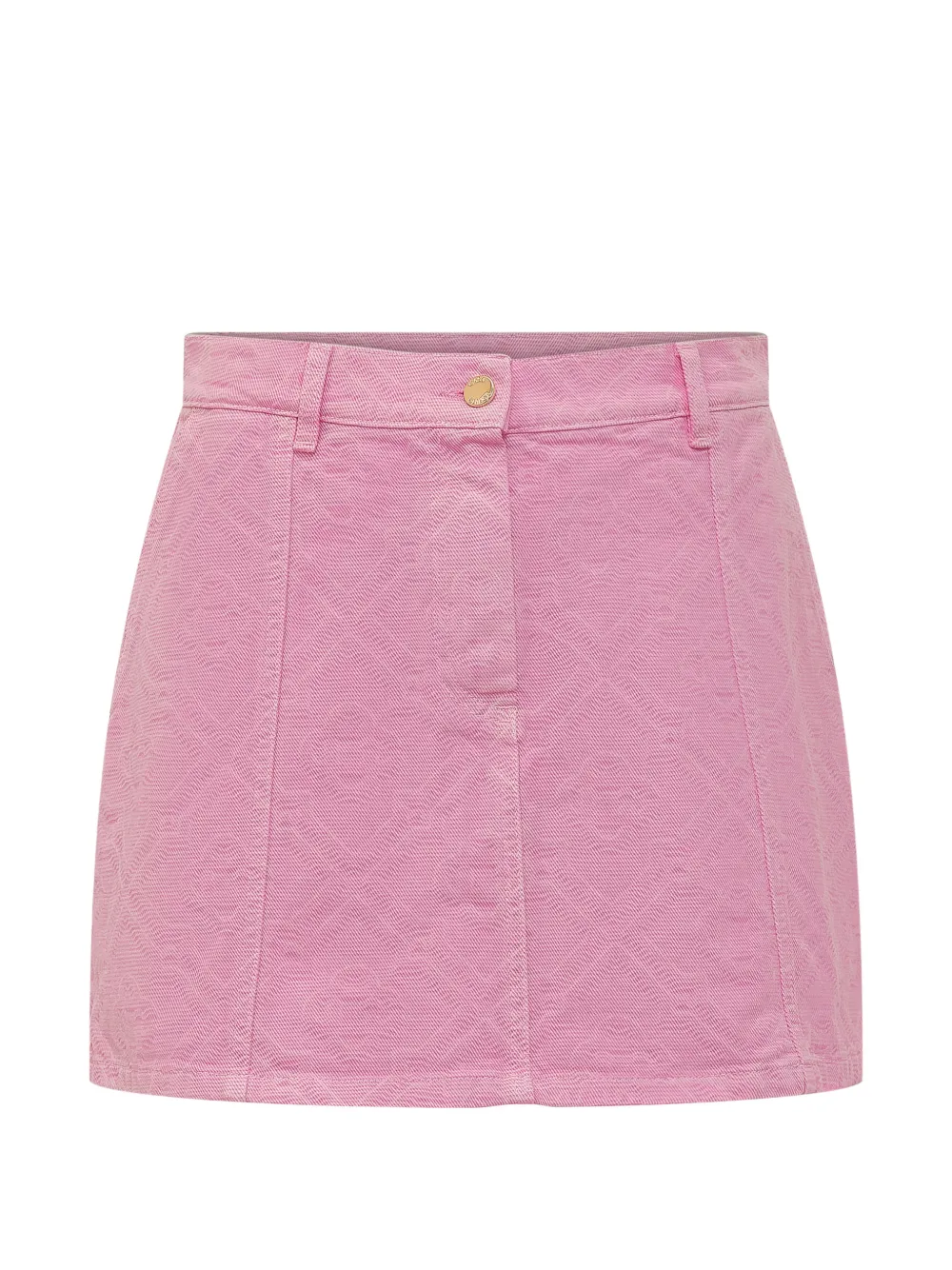 Casablanca Monogram denim mini skirt - Rosa