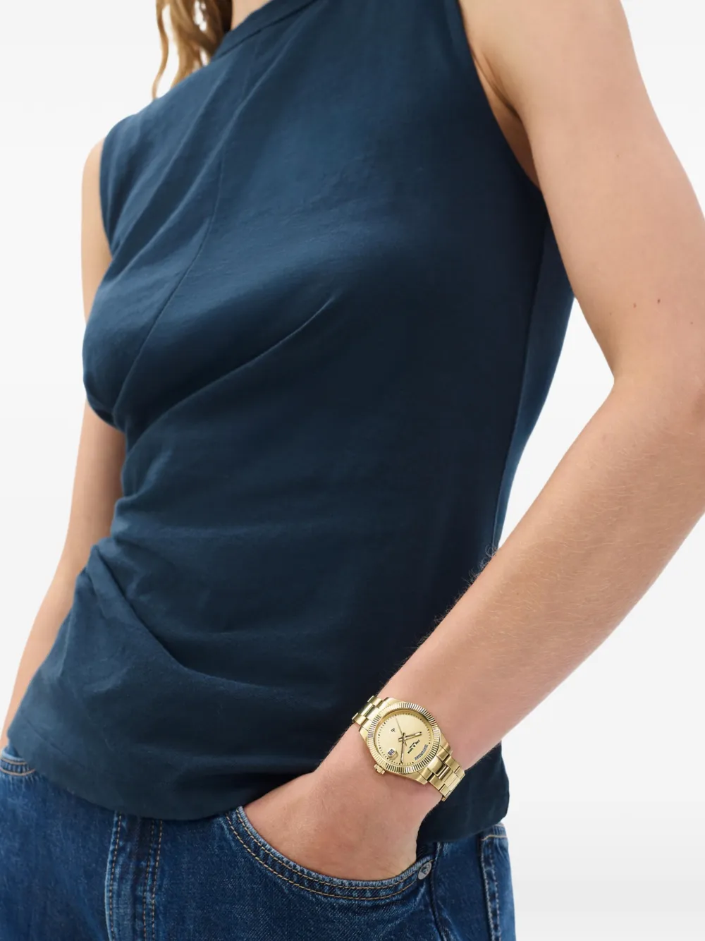  Rag & Bone Reloj Lex De 34 Mm - Dorado 