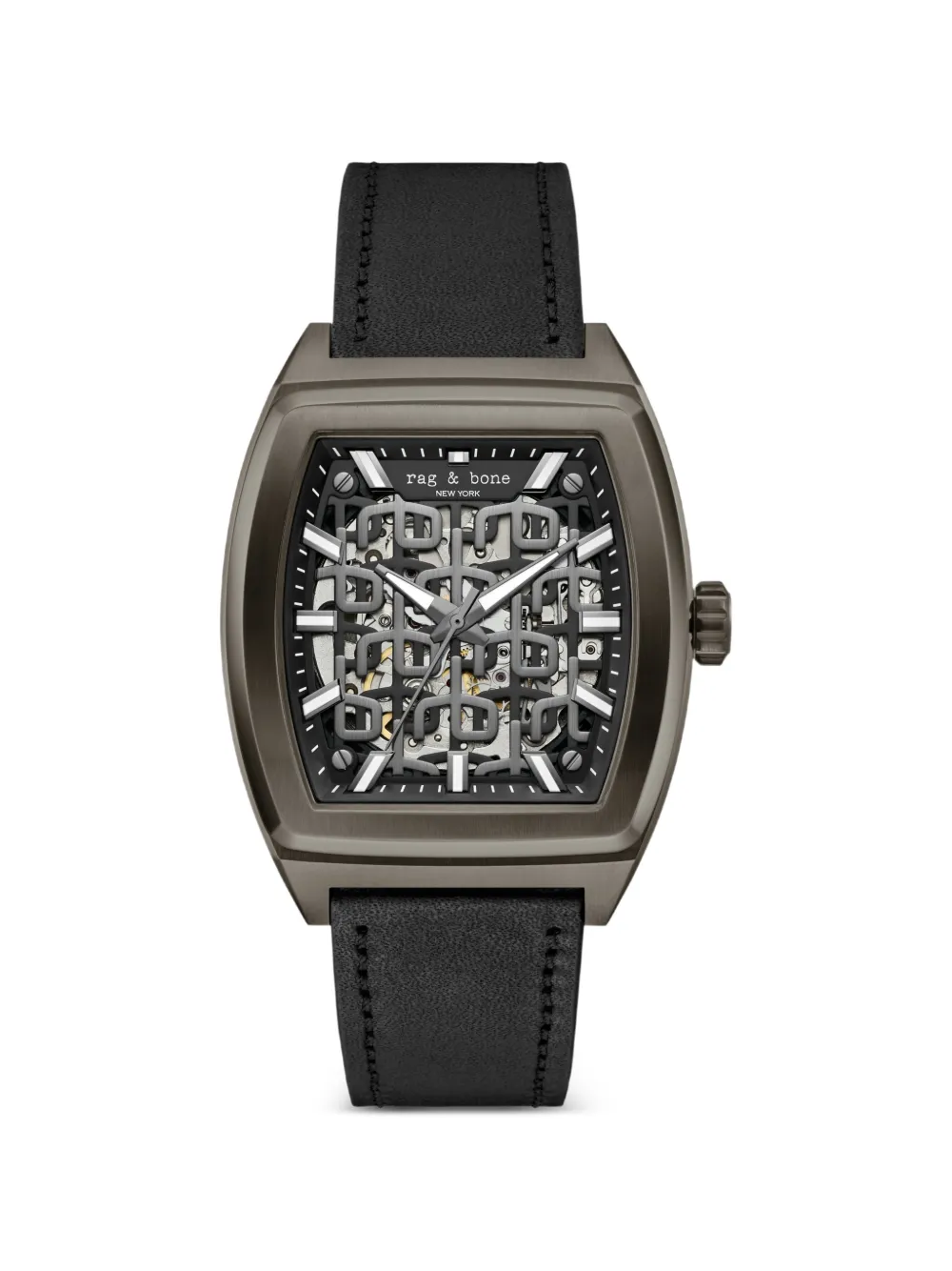Rag & Bone watches Skeleton Tonneau 41mm - Nero
