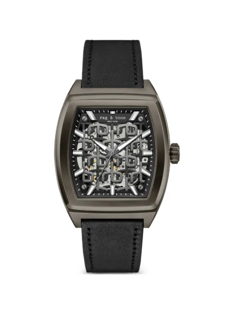 Rag & Bone watches Skeleton Tonneau Armbanduhr 41mm