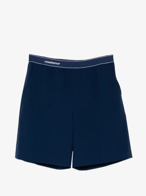Casablanca shorts med logolinning