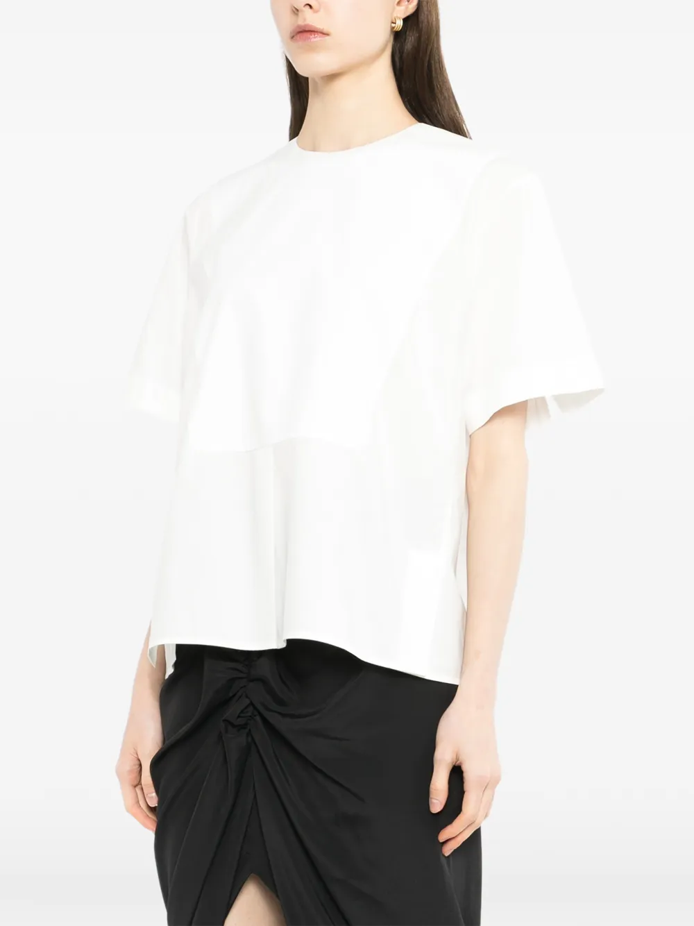  Jil Sander Cotton Blouse - White 