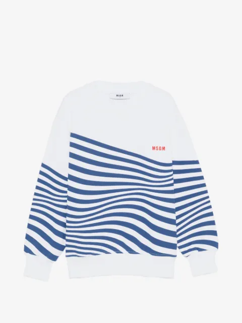 MSGM Kids logo-print sweatshirt