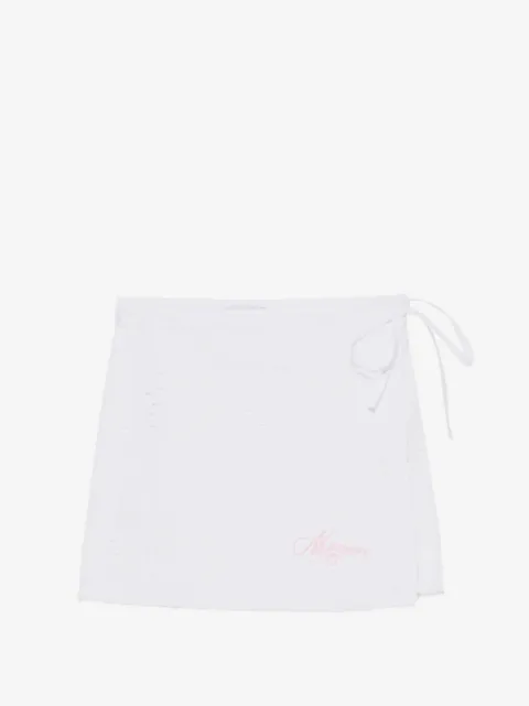 MSGM Kids bow-detail skirt