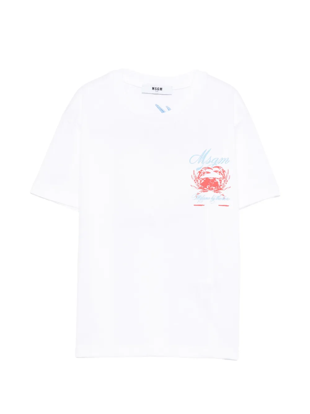MSGM Kids T-shirt con stampa - Bianco