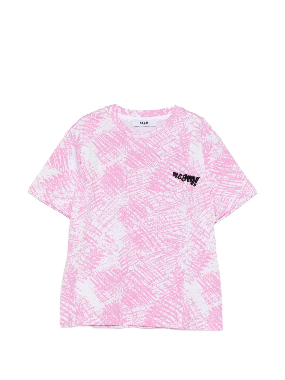 MSGM Kids T-shirt con stampa - Rosa