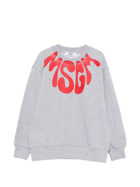 MSGM Kids logo-print sweatshirt