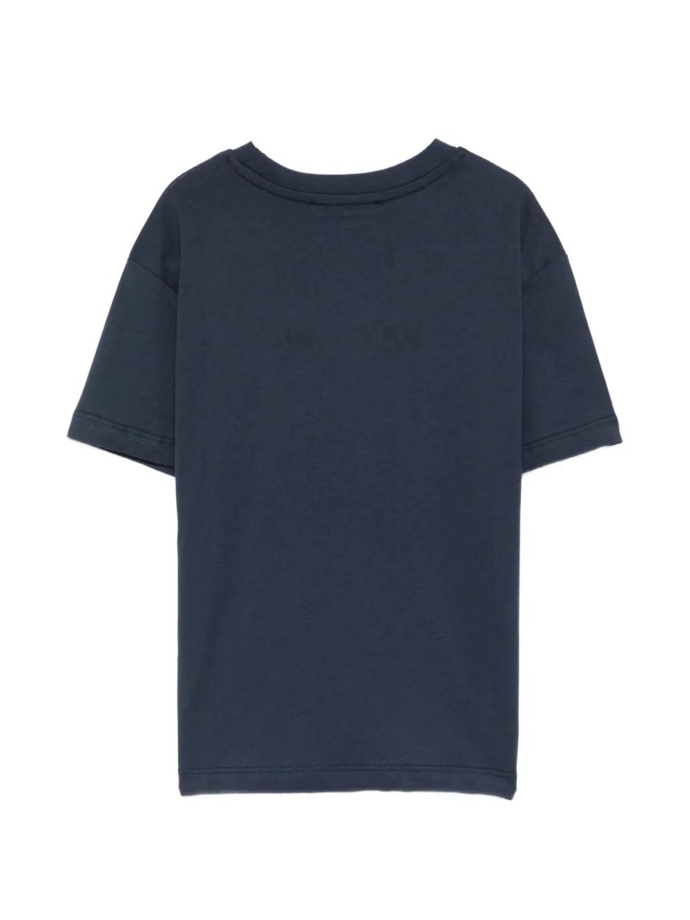 MSGM Kids T-shirt met geborduurd logo Blauw