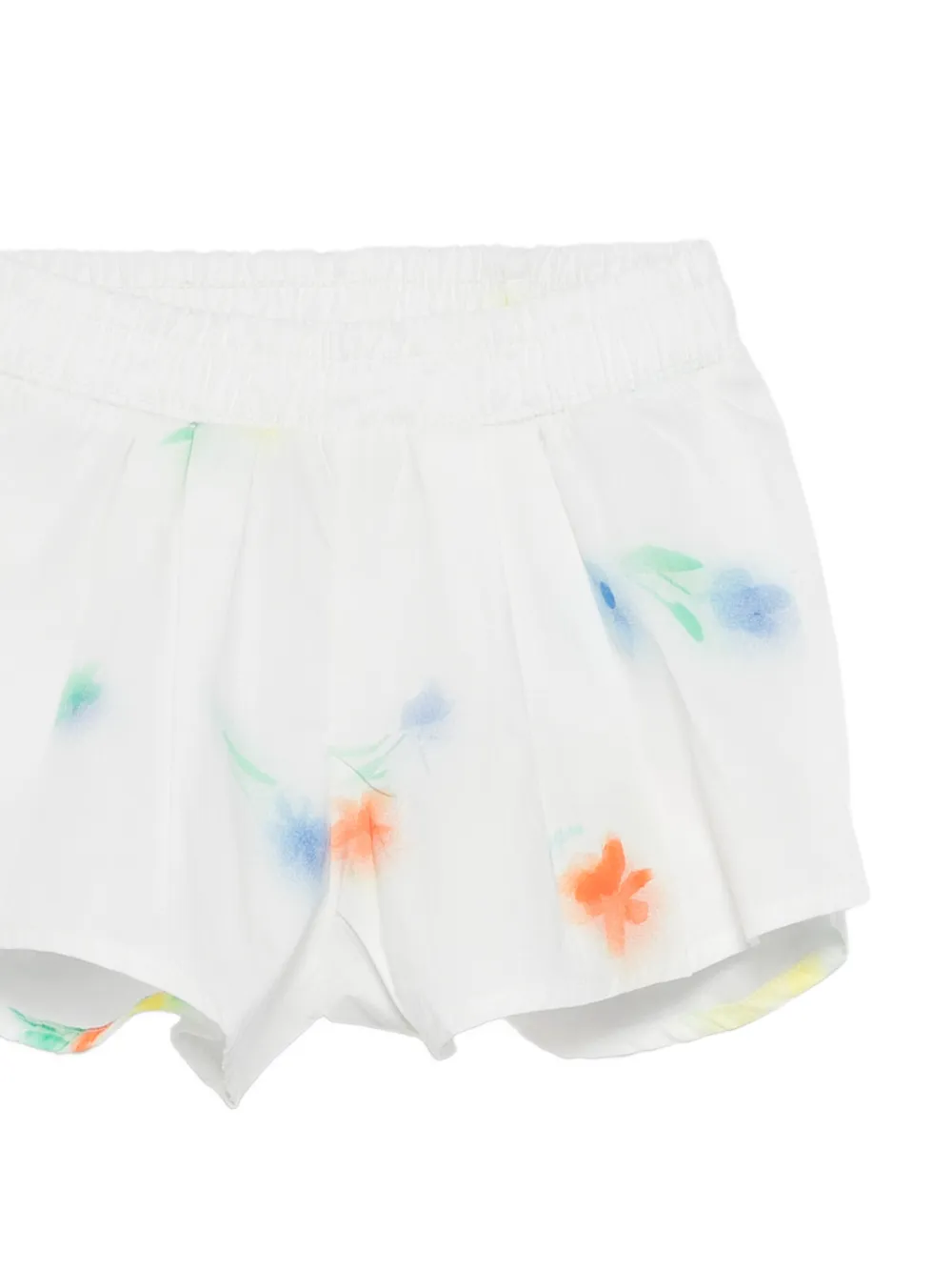 MSGM Kids Shortsset met ruches en bloemenprint Roze