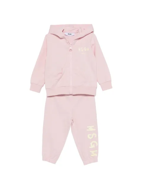 MSGM Kids logo-print tracksuit