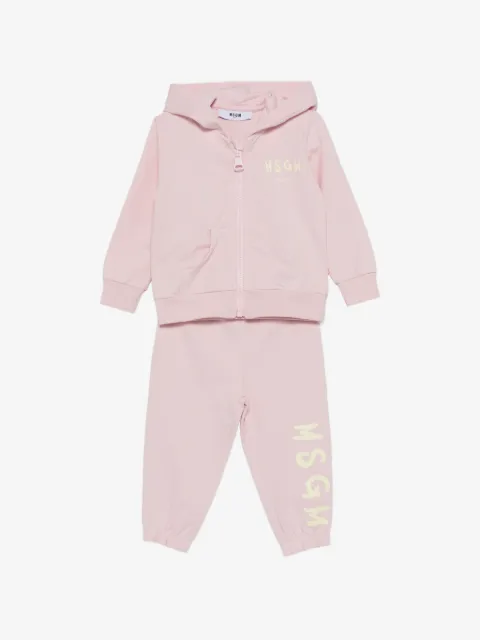 MSGM Kids logo-print tracksuit