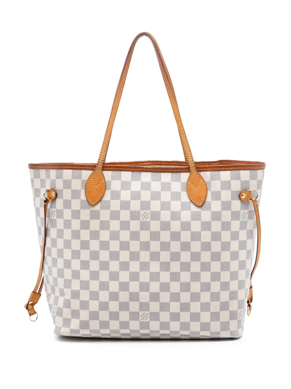 Louis Vuitton Pre-Owned 2014 Damier Azur Neverfull MM tote bag - Bianco