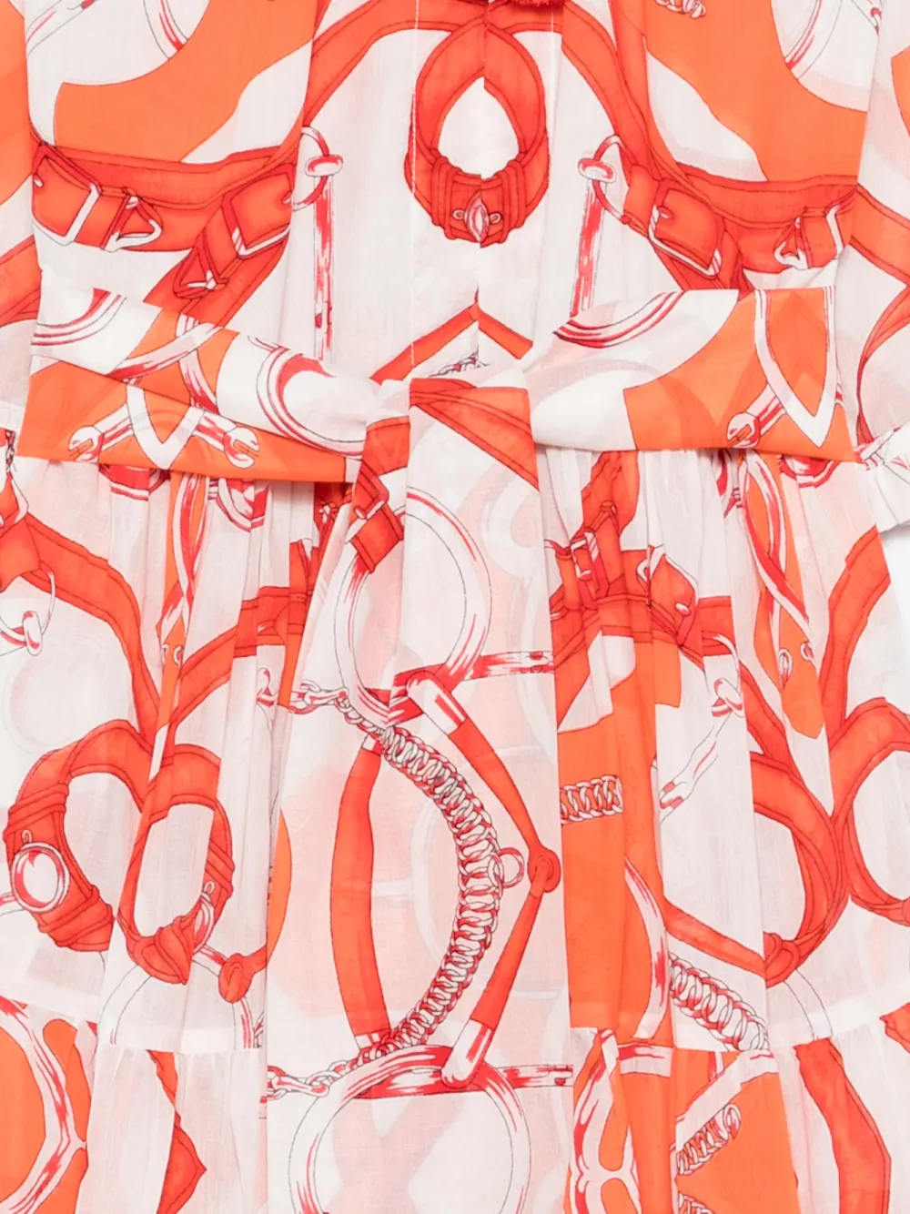  Samantha Sung Abito Midi Con Ruches - Bianco 