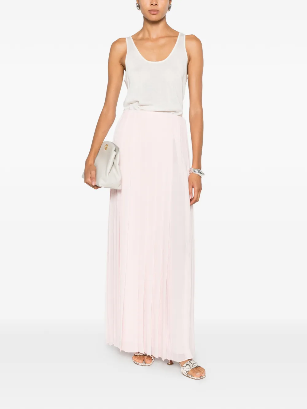 Fabiana Filippi Maxi-plooirok Roze