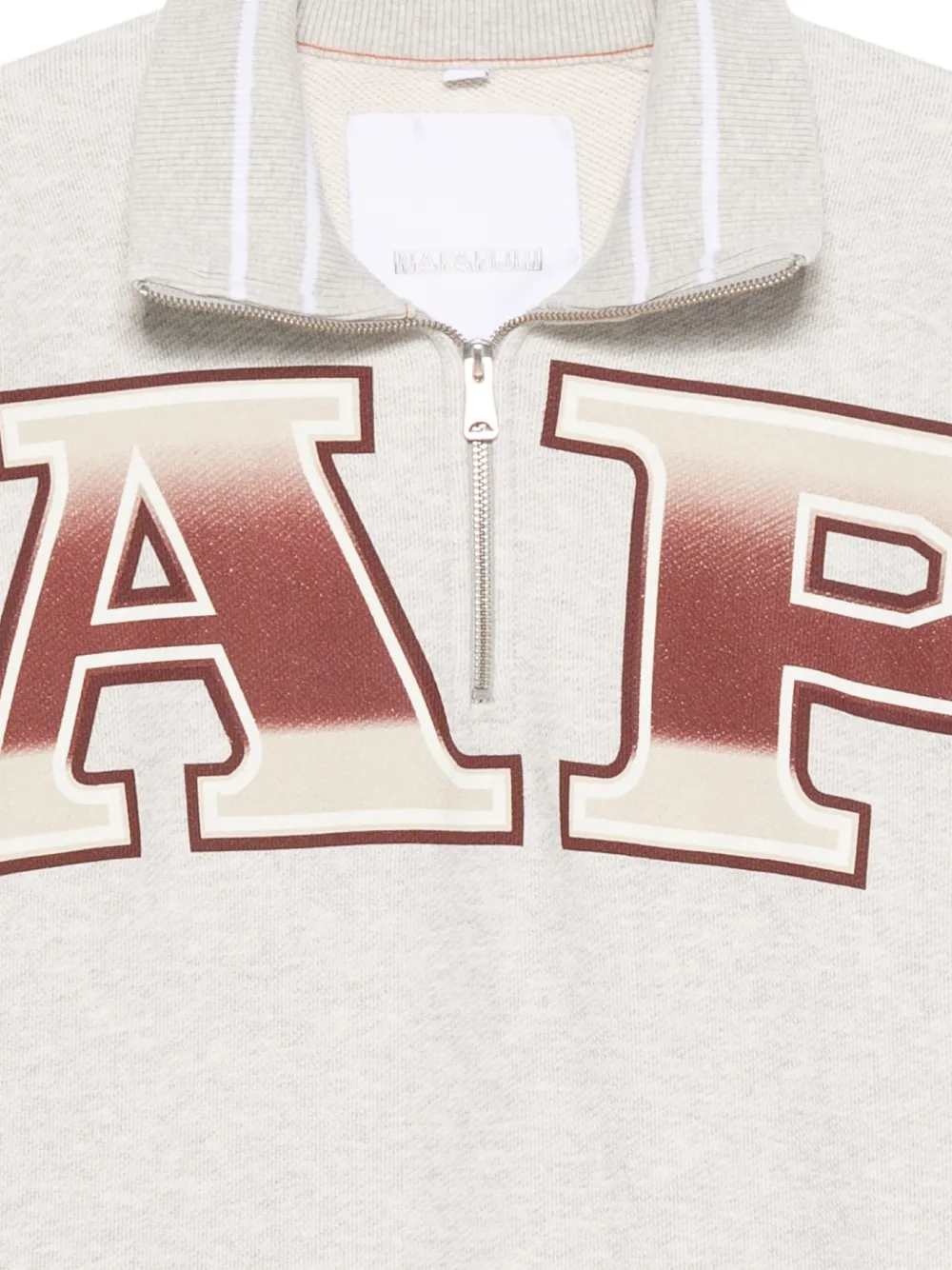  Napapijri Collared Sweatshirt - Grey 
