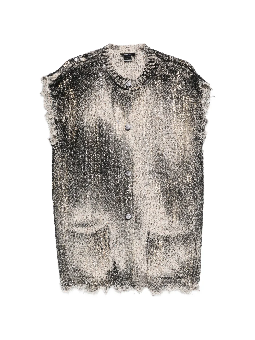 Avant Toi buttoned vest - Nero