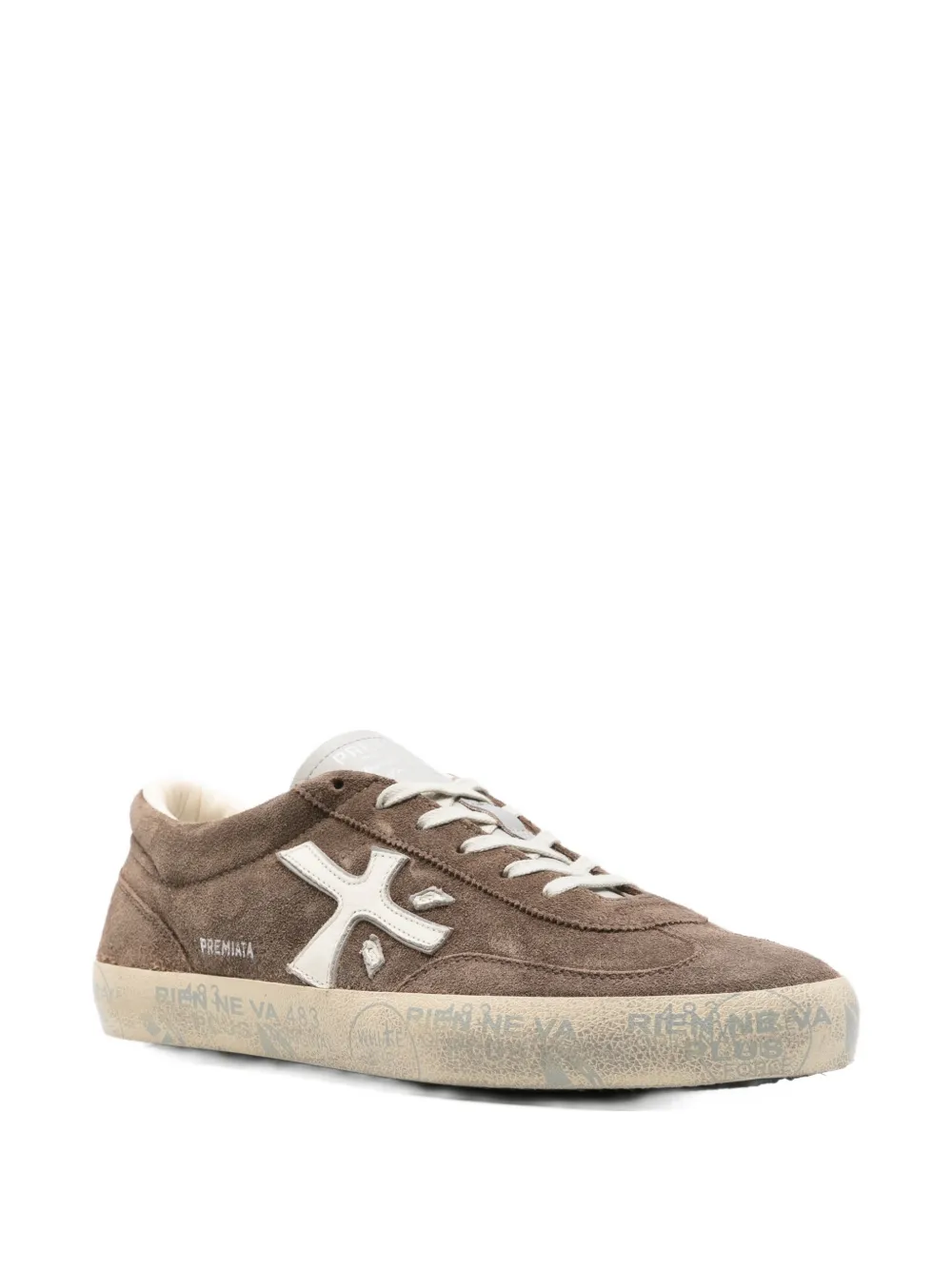 Premiata David logo-detail sneakers Bruin