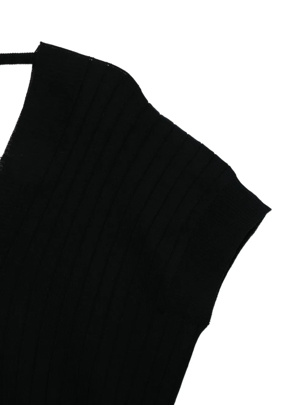  Plan C V-neck Blouse - Black 