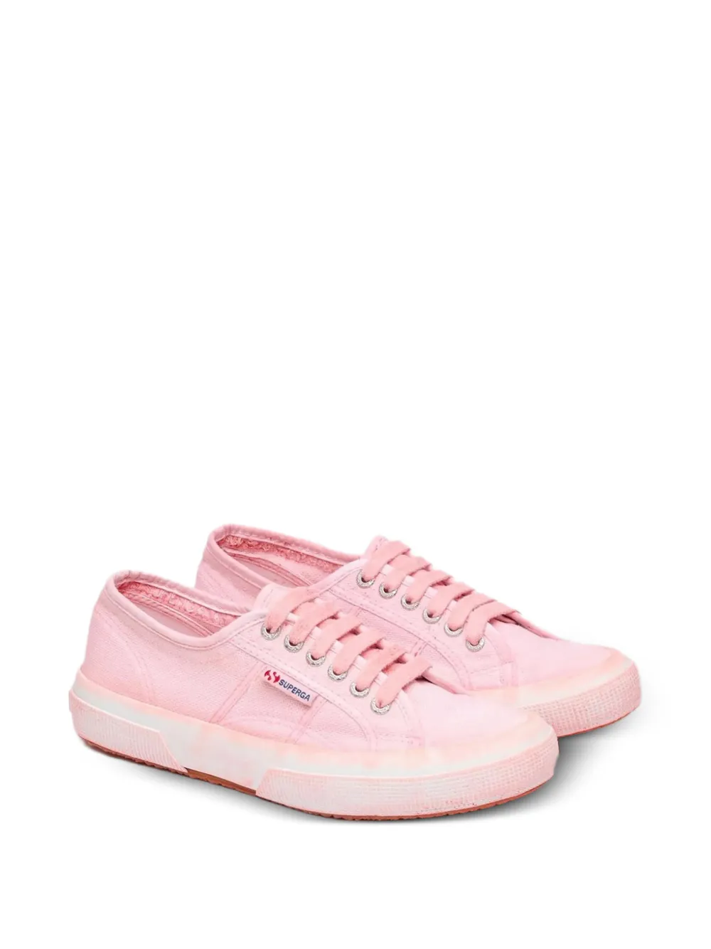 Superga 2750 lace-up sneakers Roze