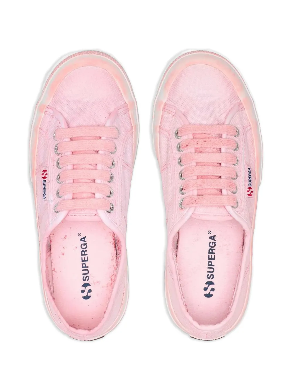 Superga 2750 lace-up sneakers Roze