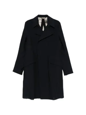 Yohji Yamamoto ウール コート | ブラック | FARFETCH JP