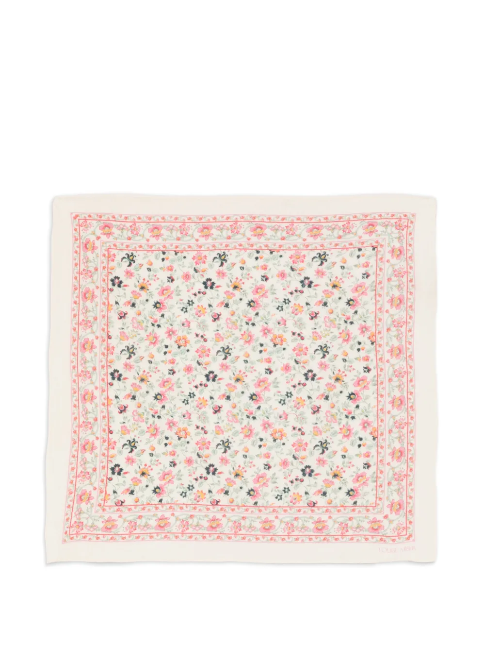 LOUISE MISHA KIDS floral-print scarf - Neutrals