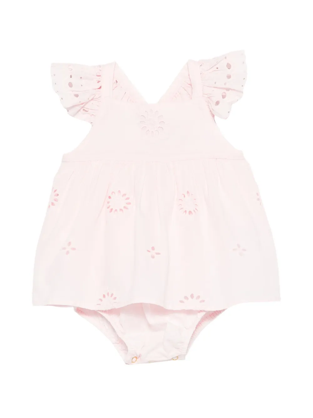 LOUISE MISHA KIDS ruffled frill babywear - Rosa