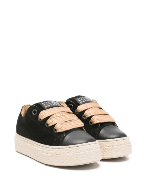 MM6 Maison Margiela Kids suede sneakers