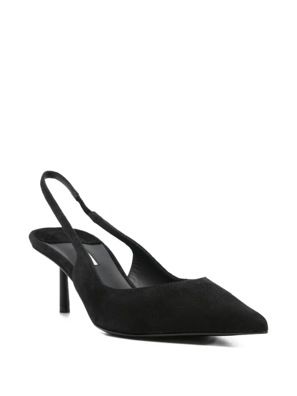 Le Silla Slingback pumps met puntige neus Zwart