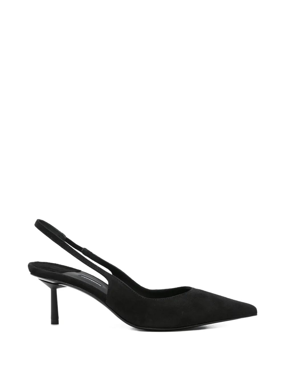 Le Silla Slingback pumps met puntige neus Zwart