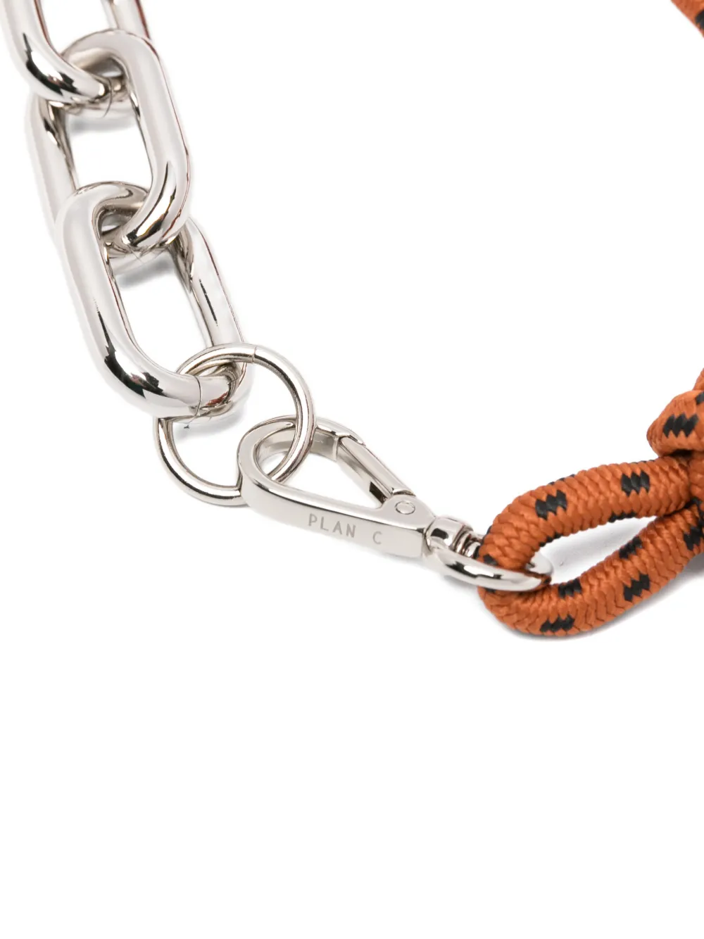  Plan C Chain Knotted Necklace - Silver 