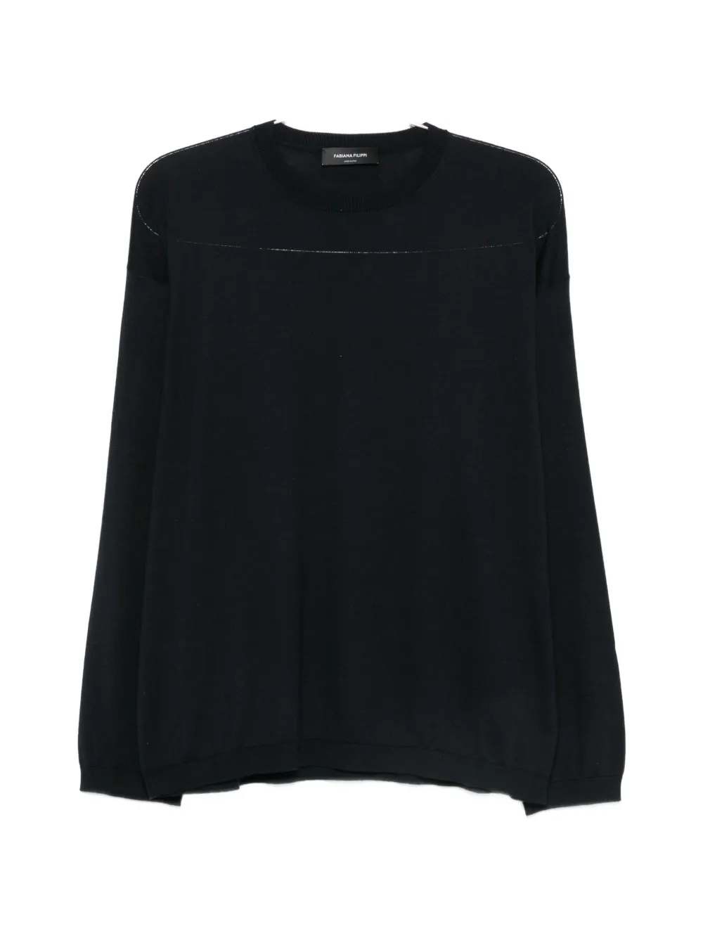 Fabiana Filippi crew-neck sweater - Blu