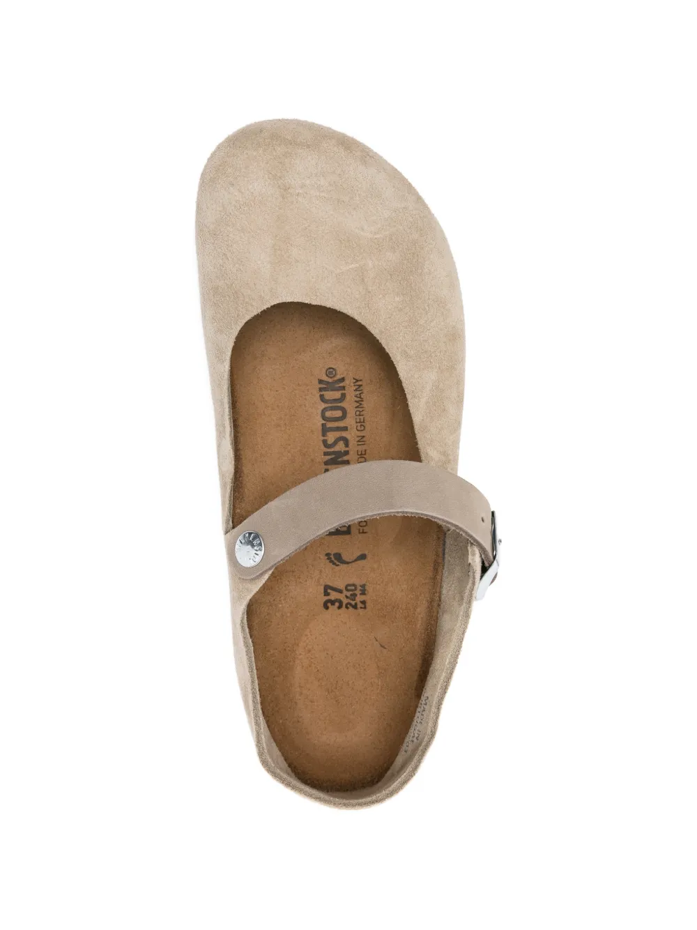 Birkenstock Mantova buckle ballet flats Beige