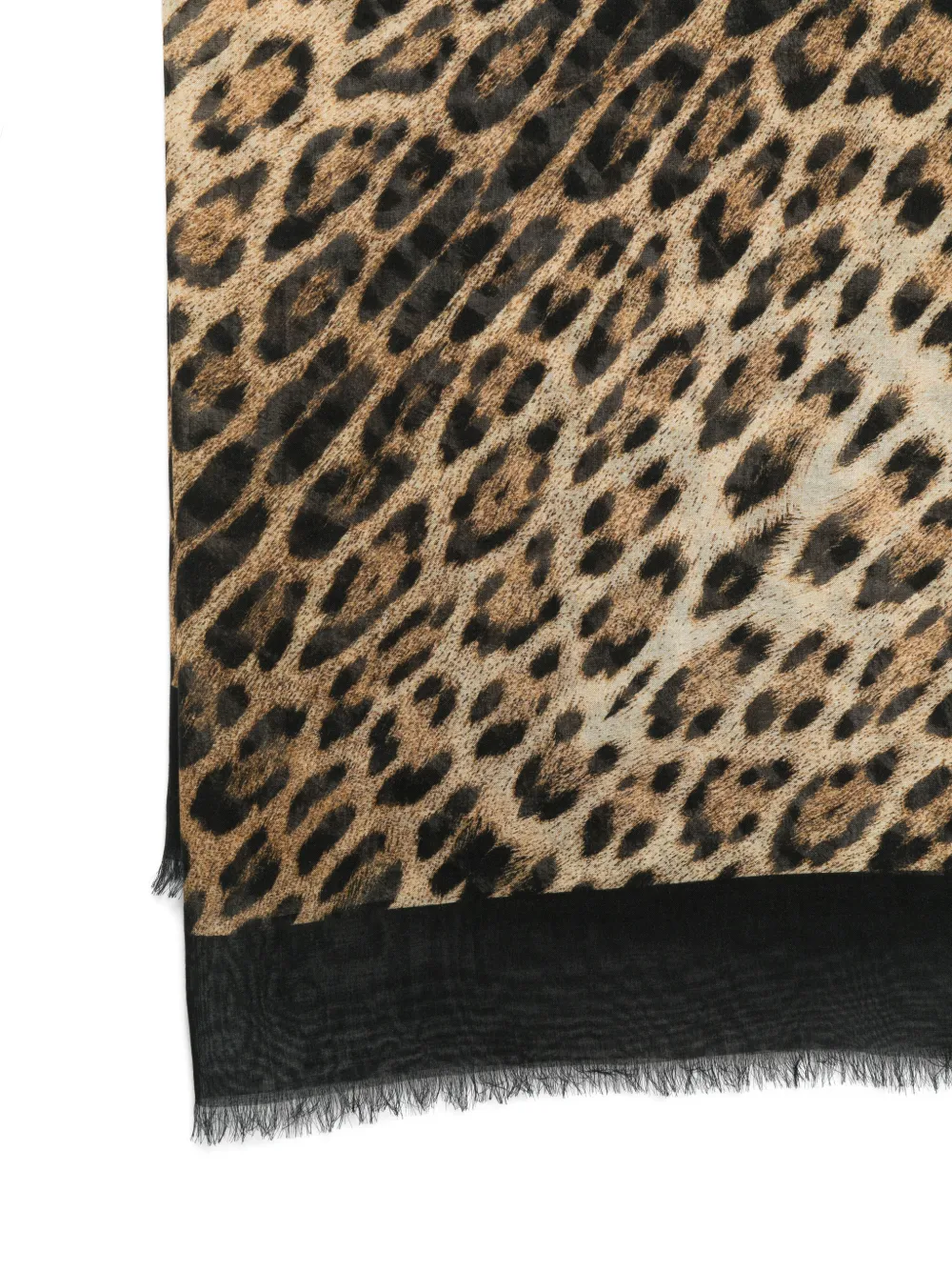  Roberto Cavalli Leopard-print Scarf - Neutrals 