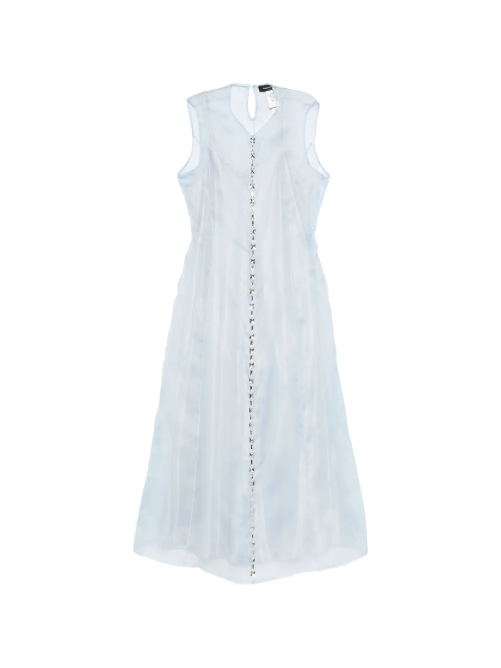 Fabiana Filippi embellished sleeveless midi dress - Blau