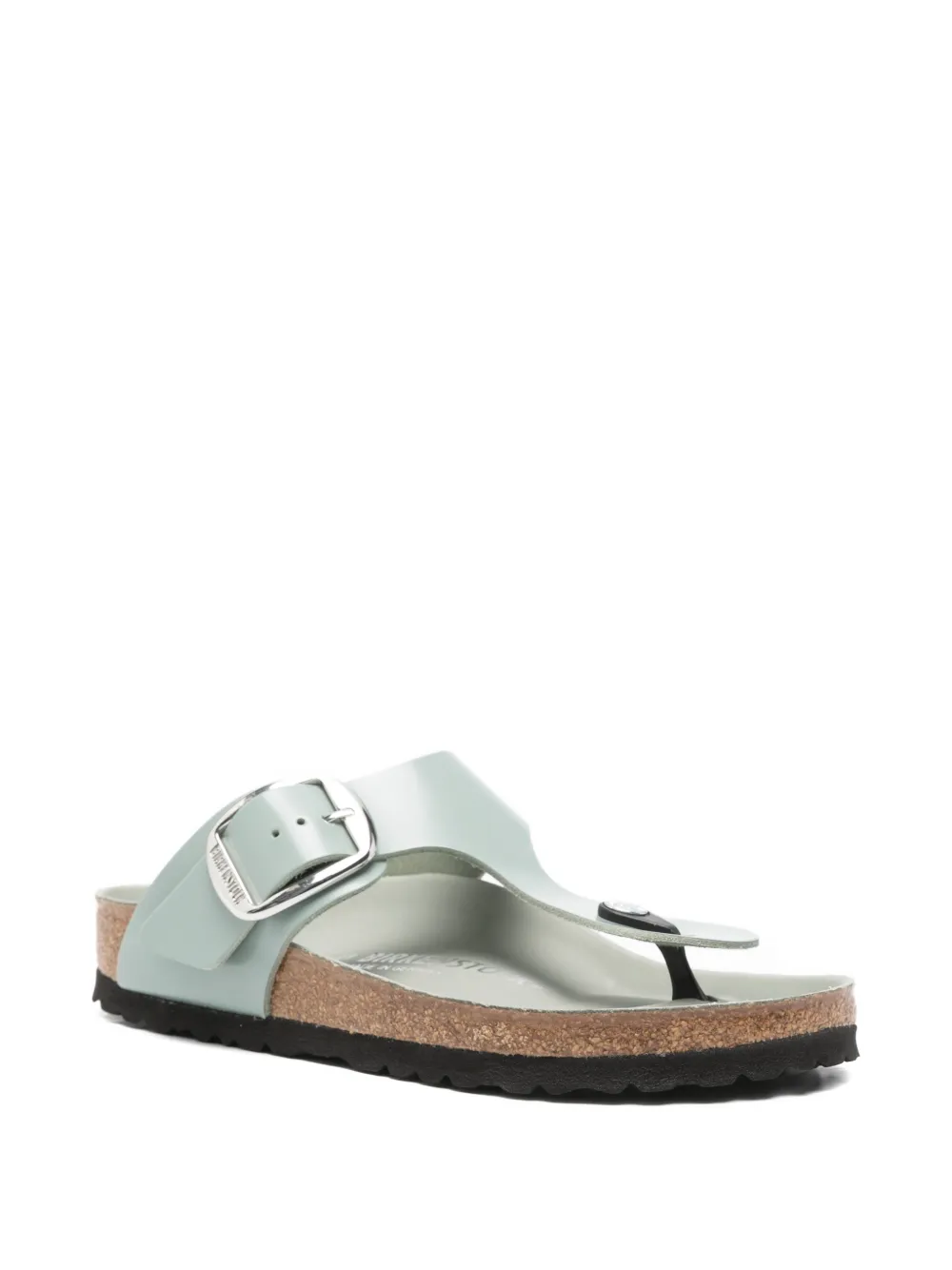 Birkenstock Gizeh sandalen met gespsluiting Groen