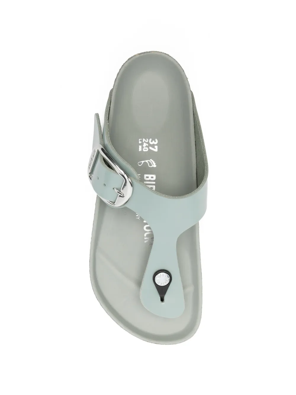 Birkenstock Gizeh sandalen met gespsluiting Groen