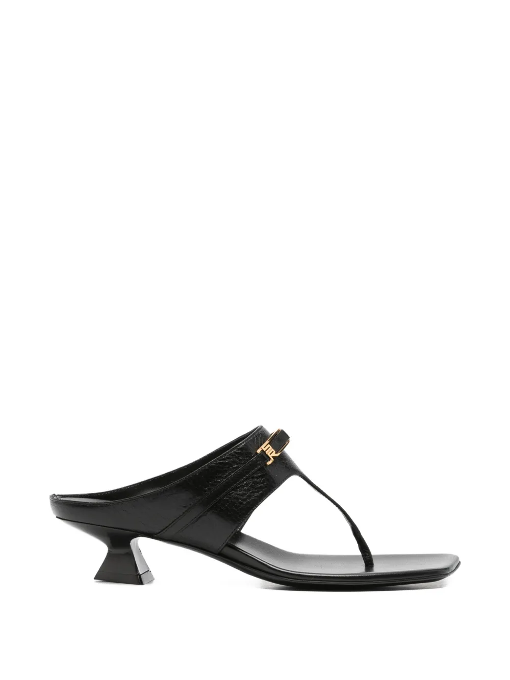 Sergio Rossi square-toe sandals - Nero