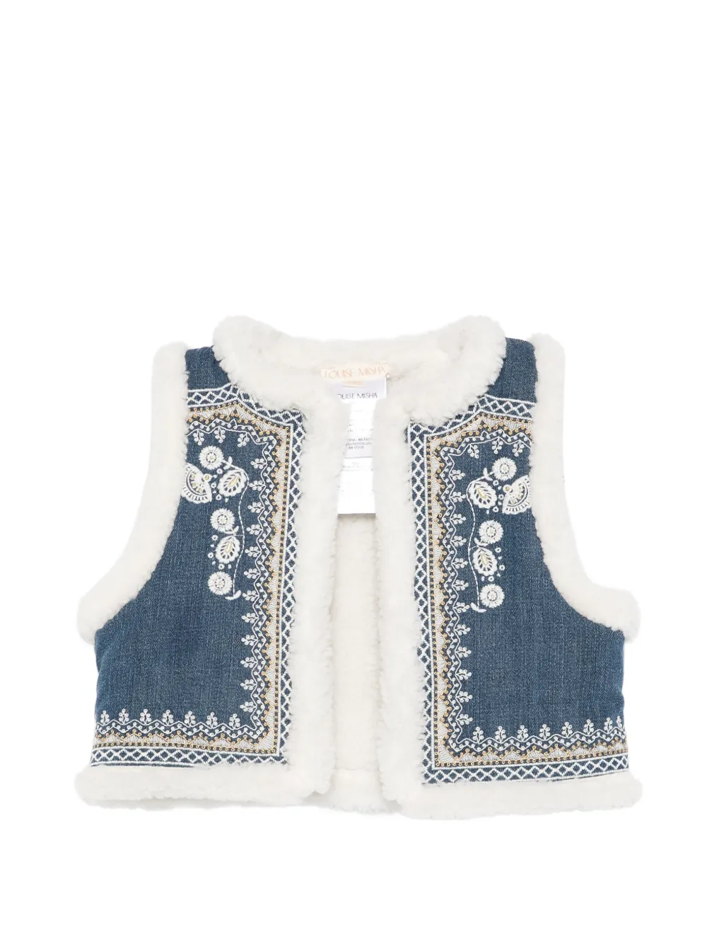LOUISE MISHA KIDS Librana reversible vest - Blu