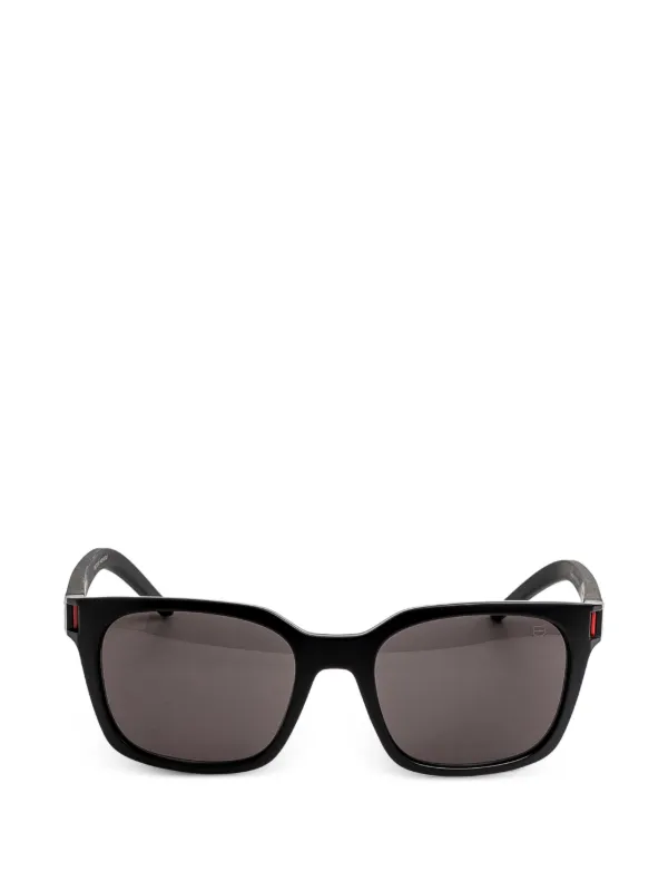 TAG Heuer Rectangle Sunglasses in Black