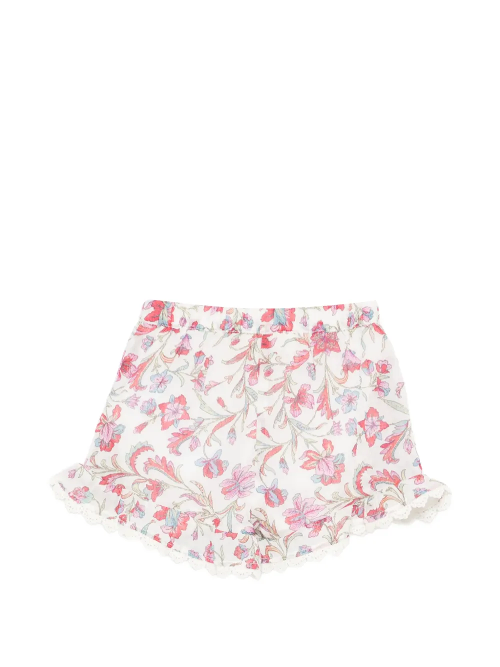 Louise Misha Vallaloid shorts met kant Wit