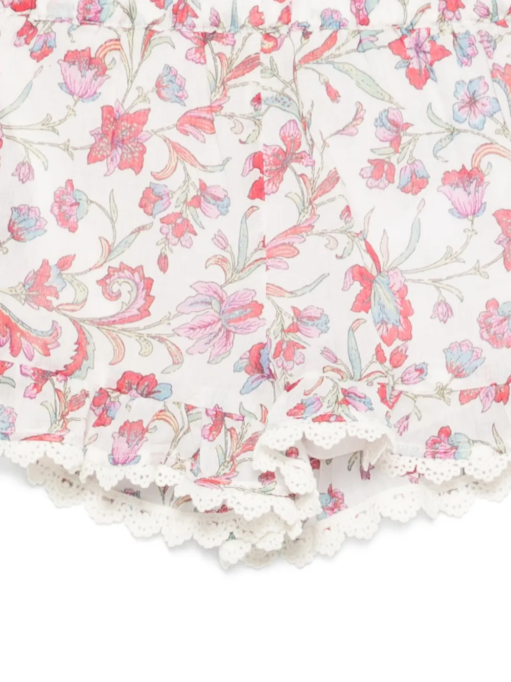 Louise Misha Vallaloid shorts met kant Wit