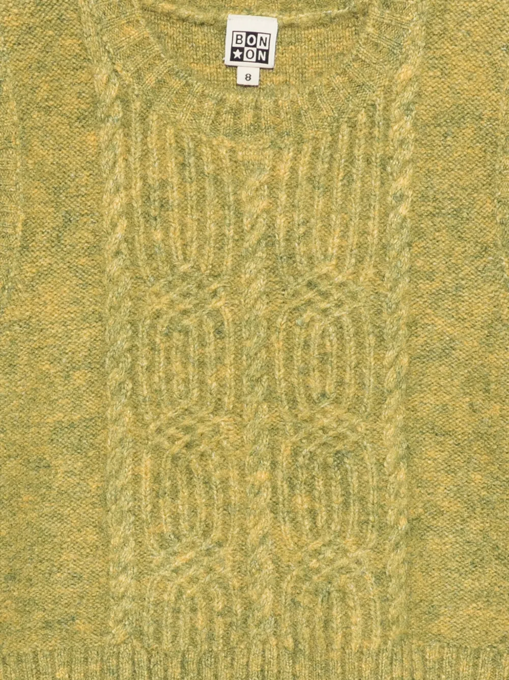  Bonton Haut En Maille Torsadée - Vert 