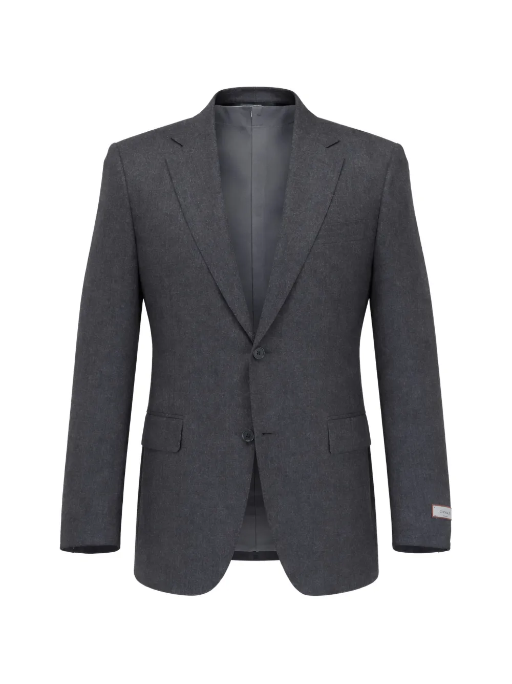 Canali wool double-breasted blazer - Grigio