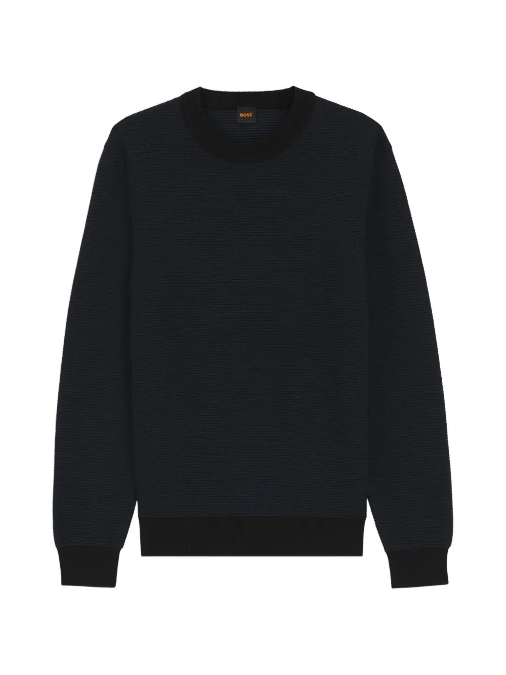 BOSS crew-neck sweater - Nero