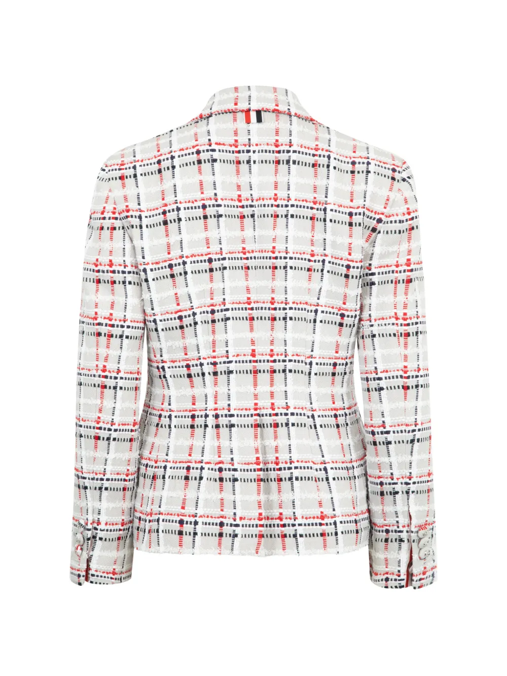  Thom Browne High Break Tweed Jacket - Neutrals 