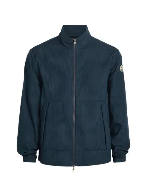 Moncler side-stripe Track Jacket | Blue | FARFETCH