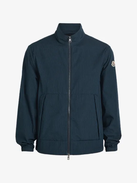 Moncler zipped textured jacket
